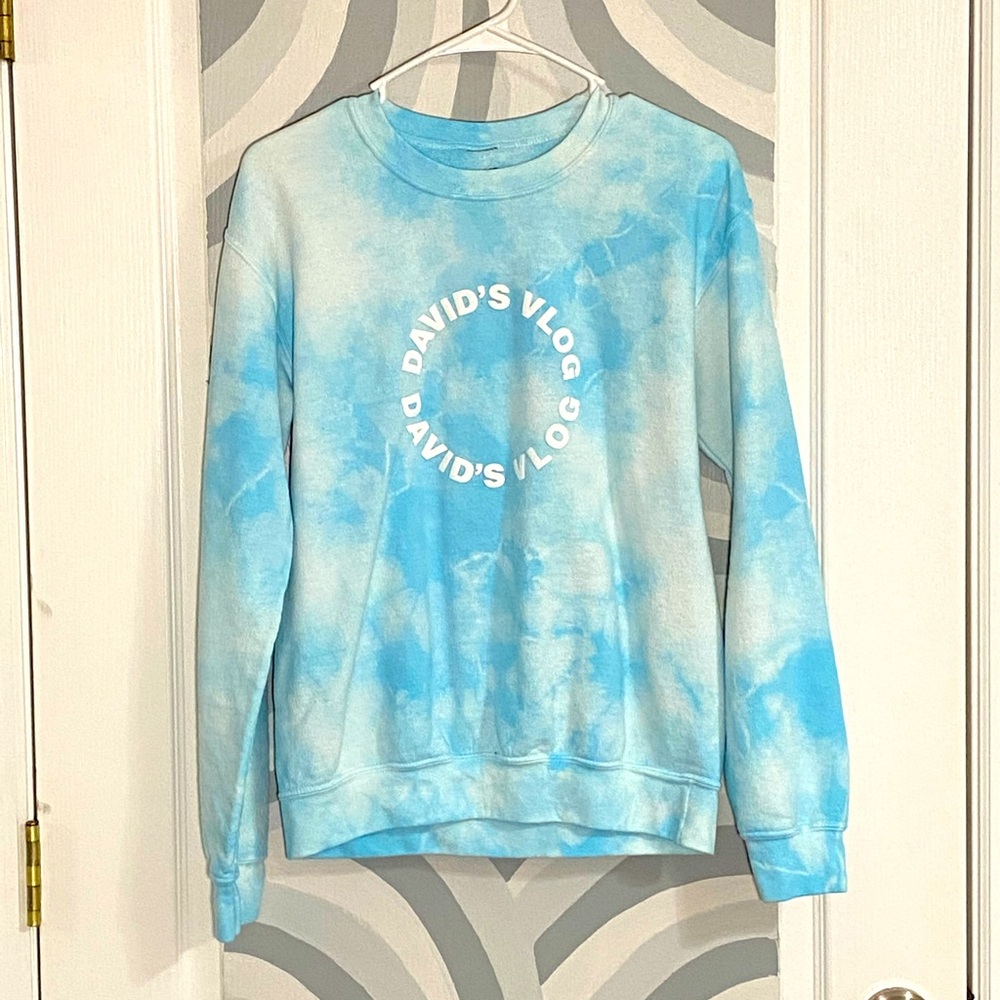 David Dobrik David’s Vlogs Tie Dye Crewneck